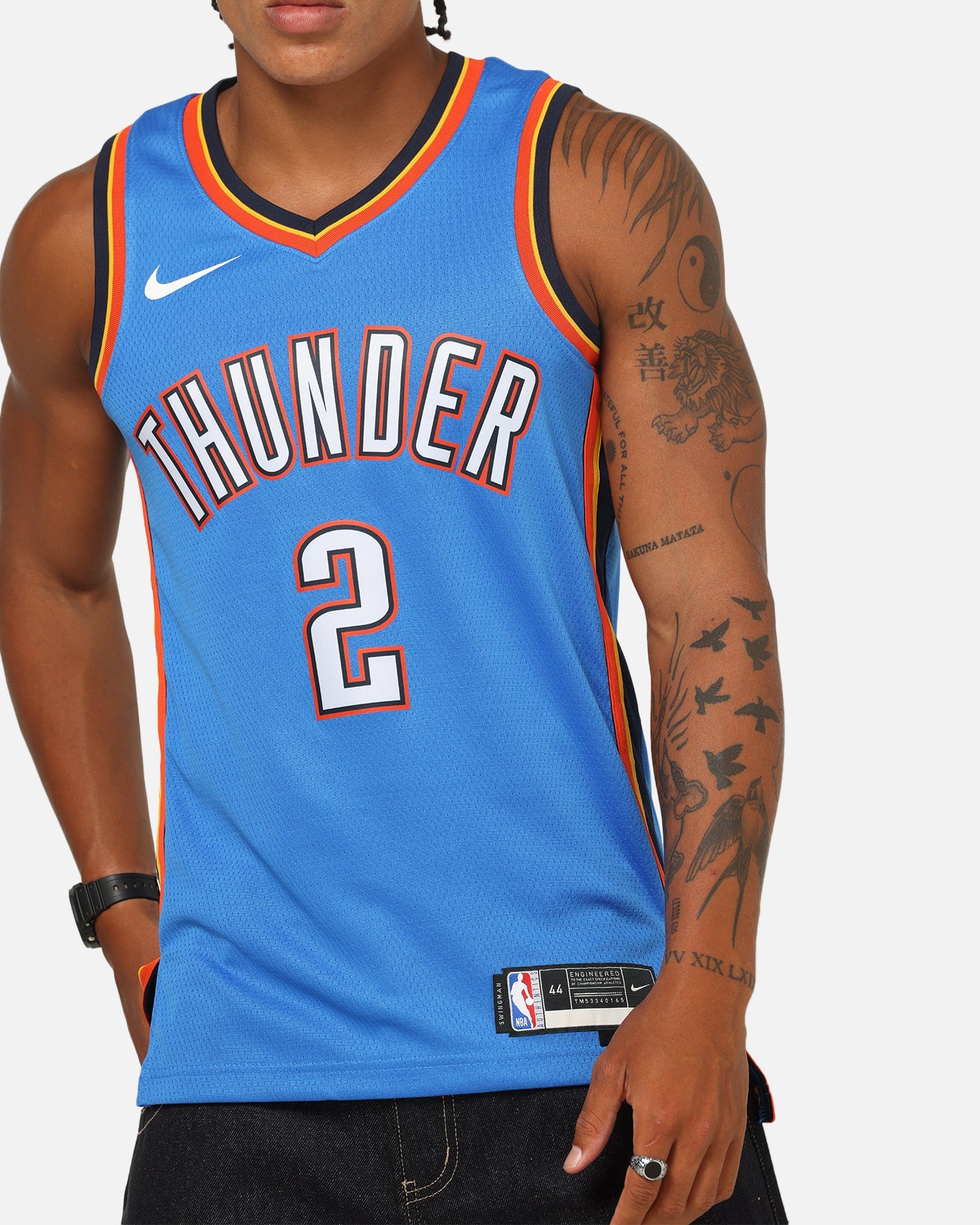 Nike Shai Gilgeous-Alexander Oklahoma City Thunder #2 Icon Edition 2022/23 Nike Dri-Fit NBA Swingman Jersey Signal Blue