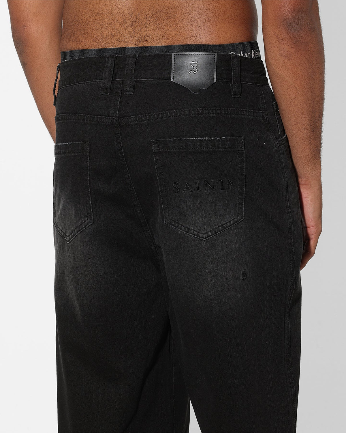 Saint Morta Ultra Sonic Baggy Jeans Vintage Black