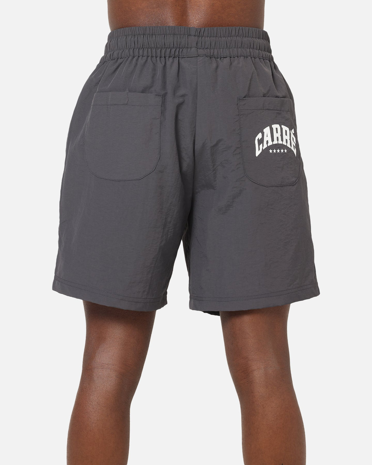 Carre Panelled Nylon Shorts Black