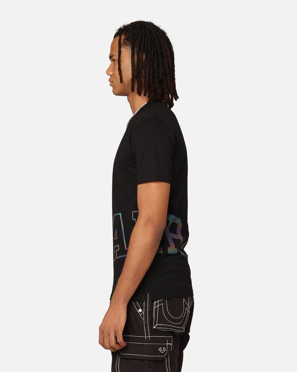 Carré Enorme Classique Reflective T-Shirt Black/Multi-coloured