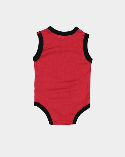 Jordan Infant Beanie Booties Onesie Set Gym Red