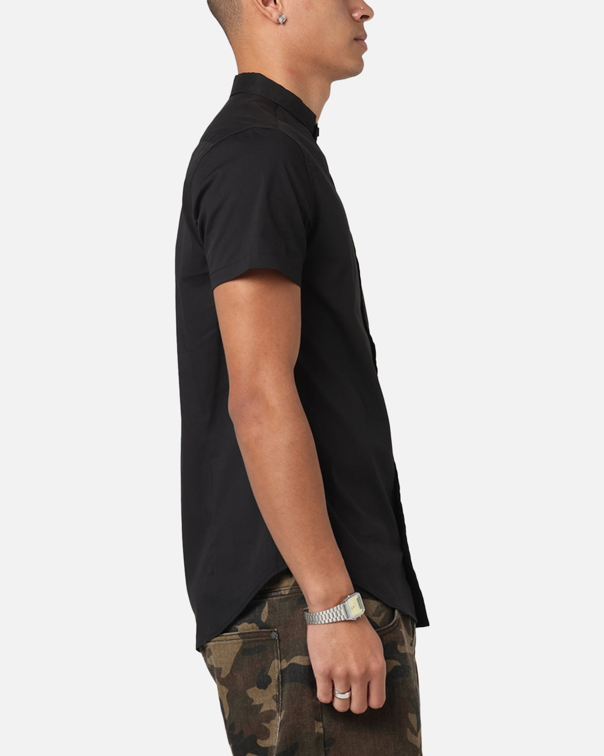 Saint Morta Alpha Homora Slimfit Shirt Black/Black