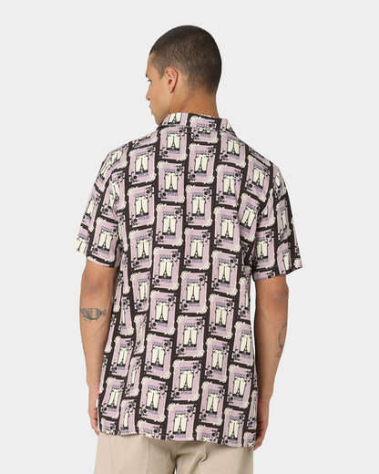 Carre Parisian Rugu Short Sleeve Button Up Shirt Multi-coloured