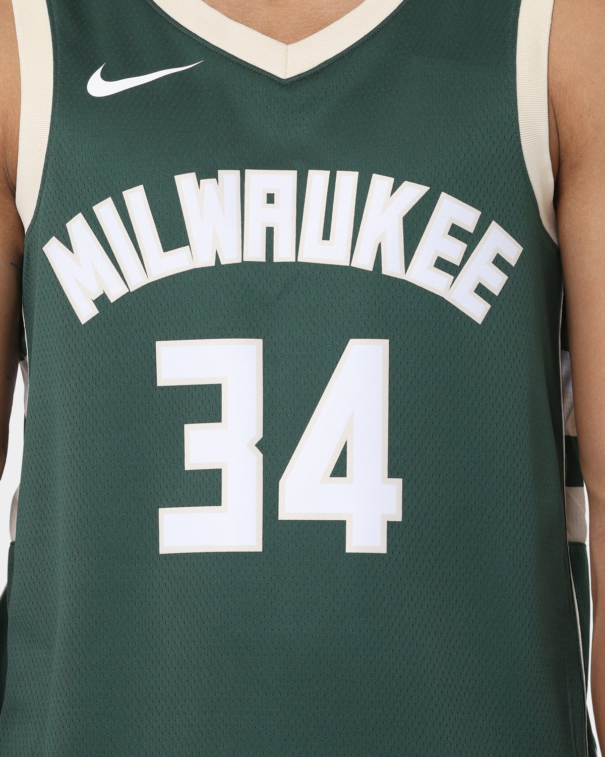 Nike Giannis Antetokounmpo Milwaukee Bucks #34 Icon Edition 2022/23 Nike Dri-FIT NBA Swingman Jersey Fir
