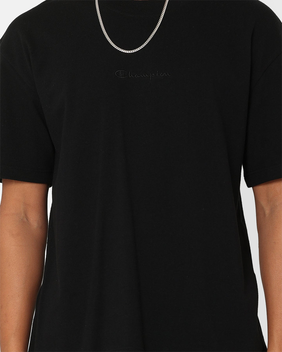 Champion Heritage New Script T-Shirt Black