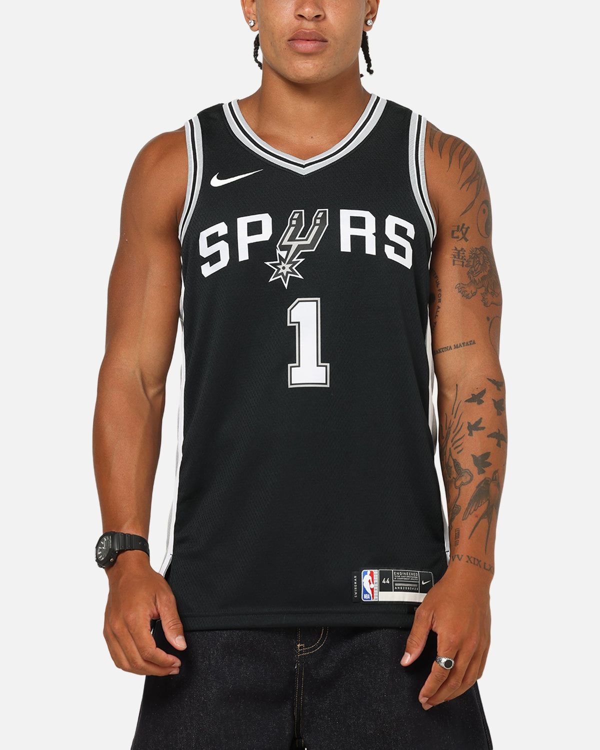 Nike Victor Wembanyama San Antonio Spurs #1 Icon Edition 2022/23 Nike Dri-Fit NBA Swingman Jersey Black