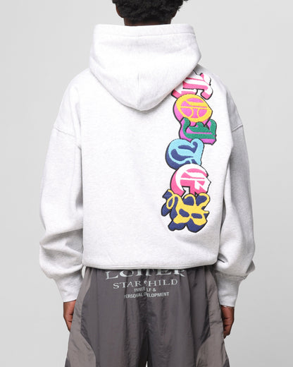 Loiter Chenille Premium Hoodie Grey Marle