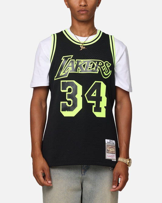 Mitchell & Ness Los Angeles Lakers Shaquille O'Neal 'Volt' 1996 Swing Jersey Black/Yellow