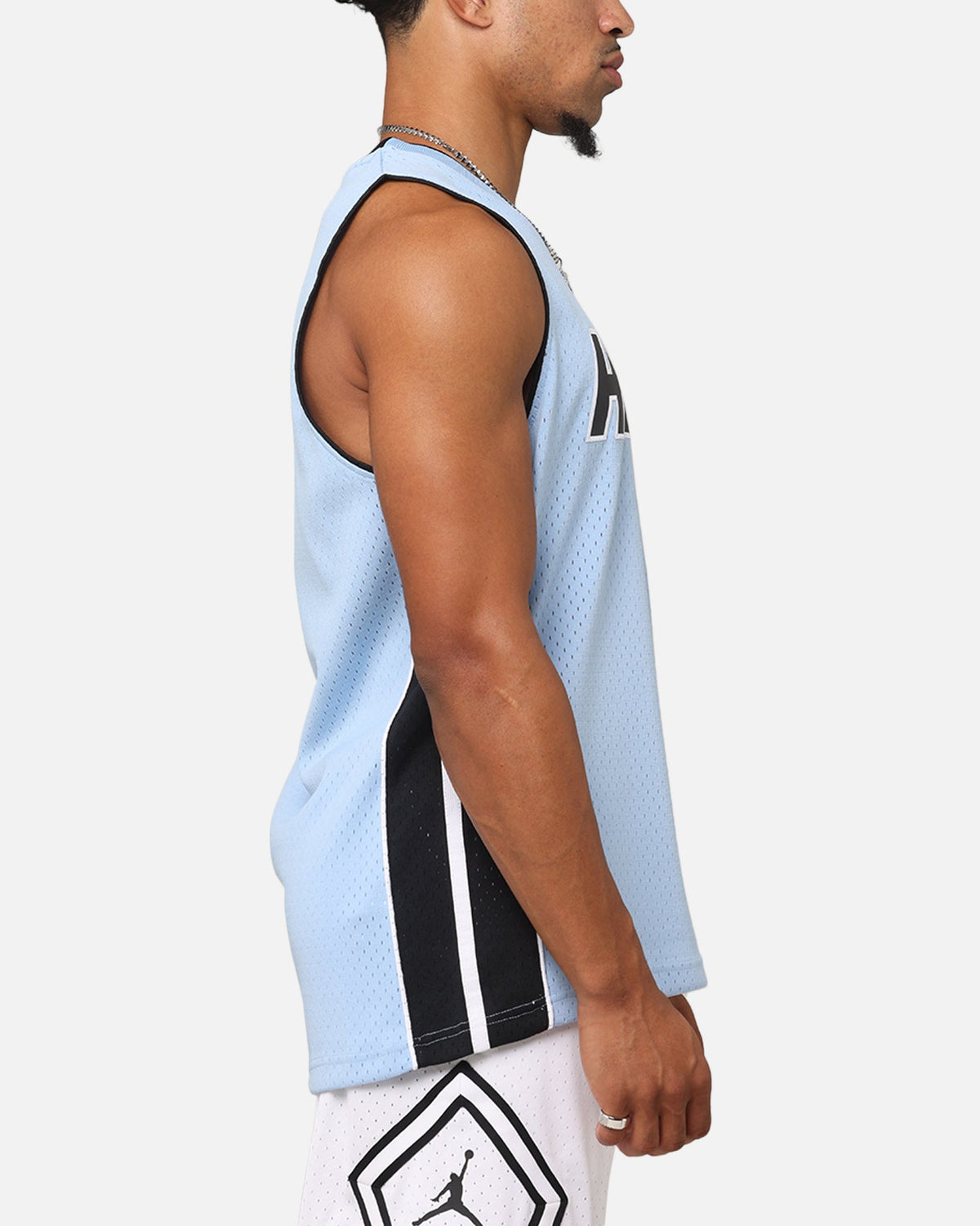 Mitchell & Ness Miami Heat Dwyane Wade 'Vapor Blue' Jersey Light Blue