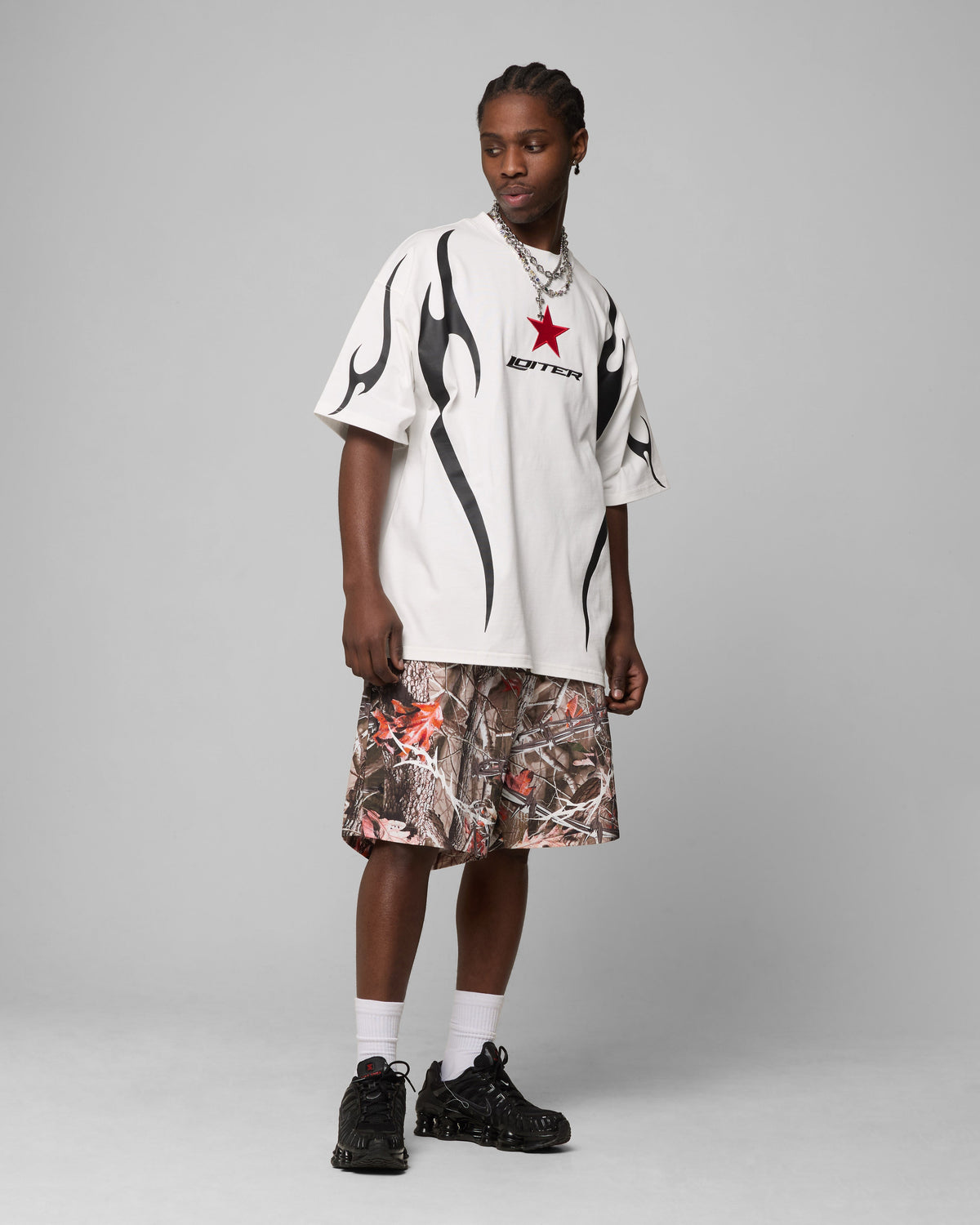 Loiter Trackstar T-Shirt Off White