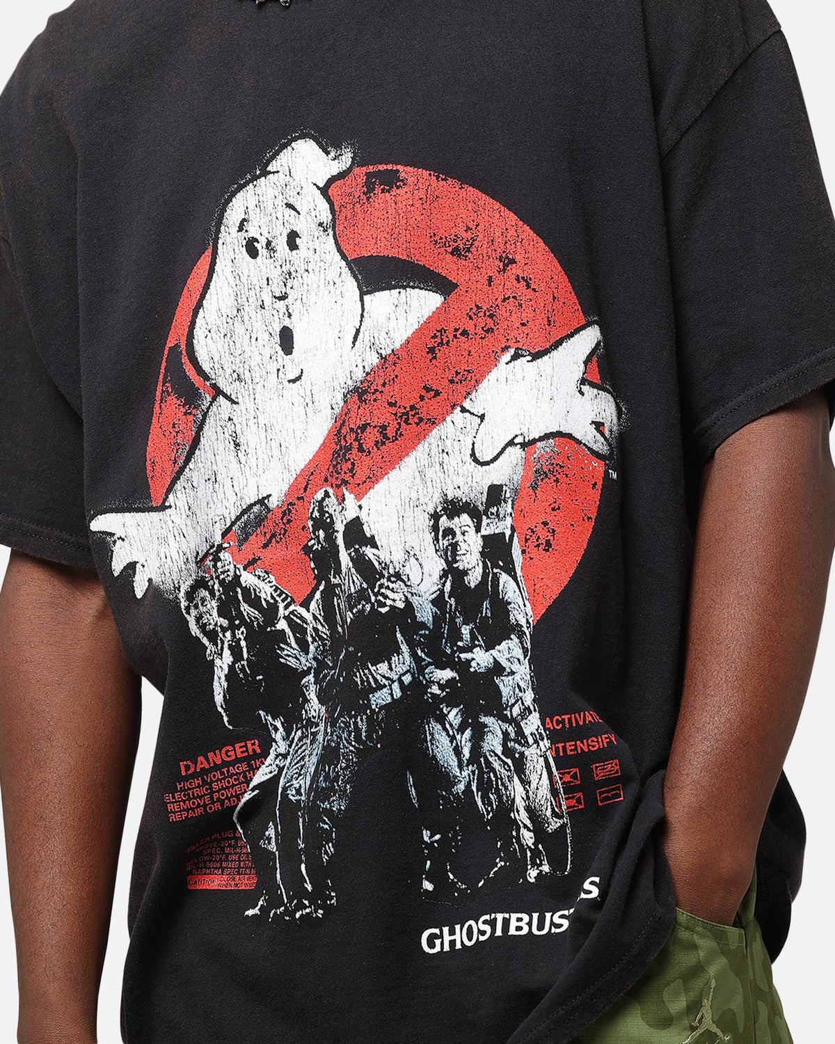 Goat Crew X Ghostbusters Vintage T-Shirt Black Wash