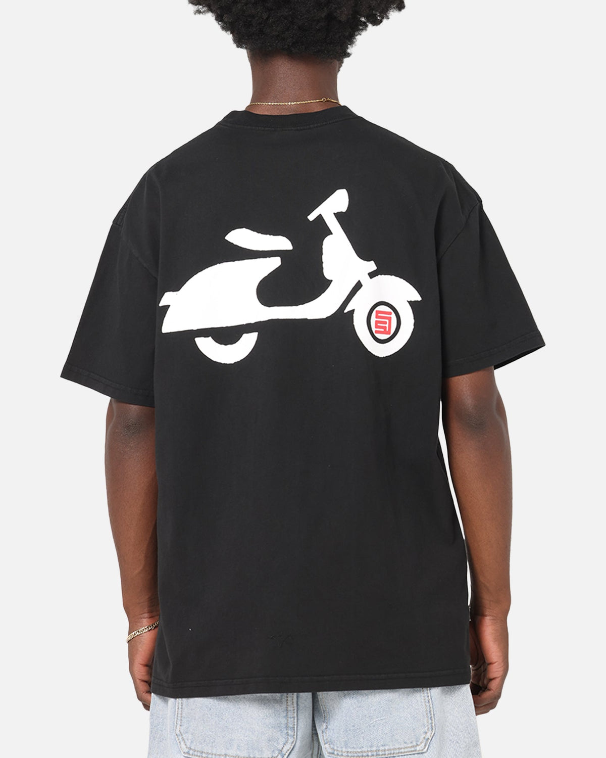 S Double Ultra Glide T-Shirt Washed Black