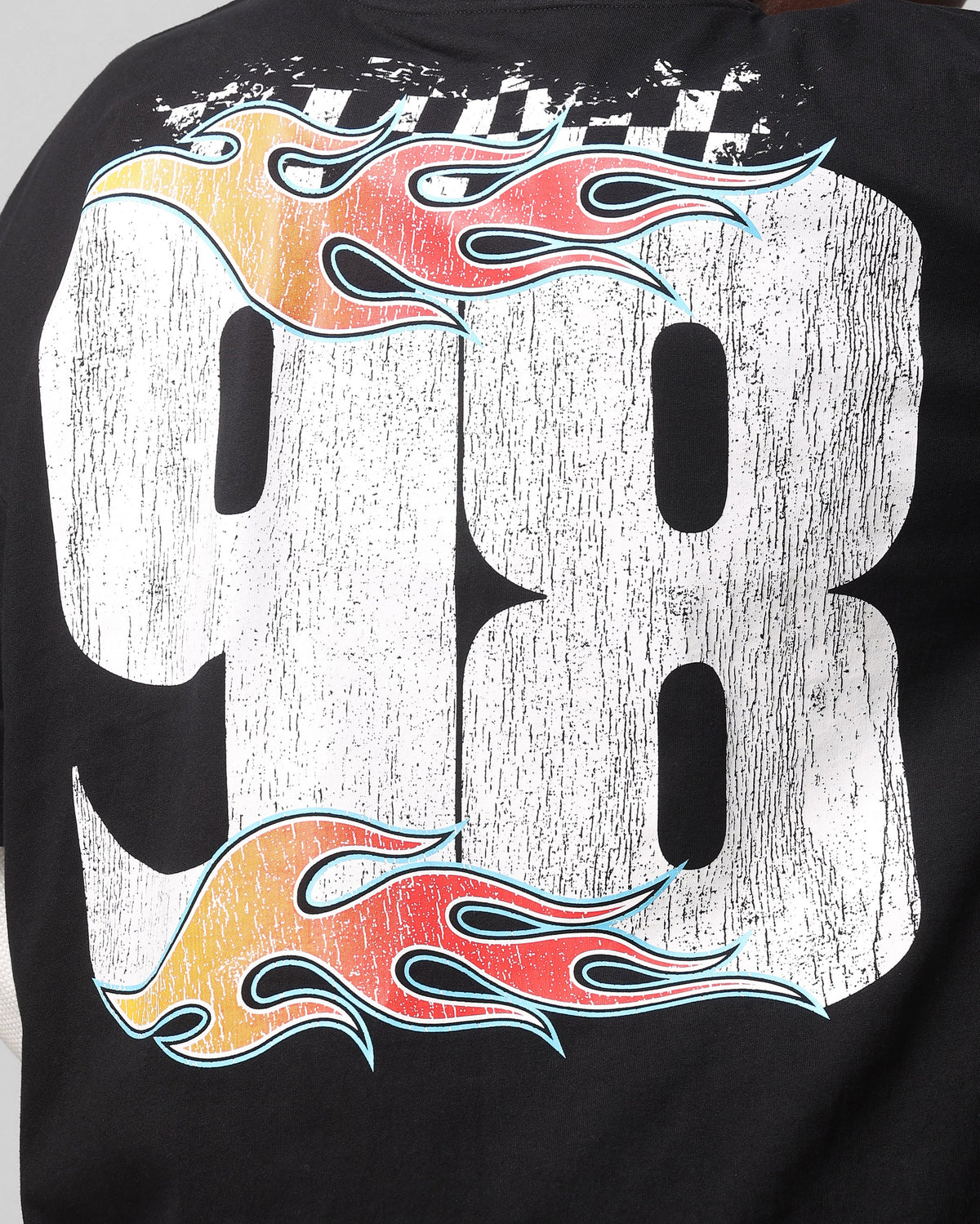 Loiter Daytona Layered Long Sleeve T-Shirt Black/White