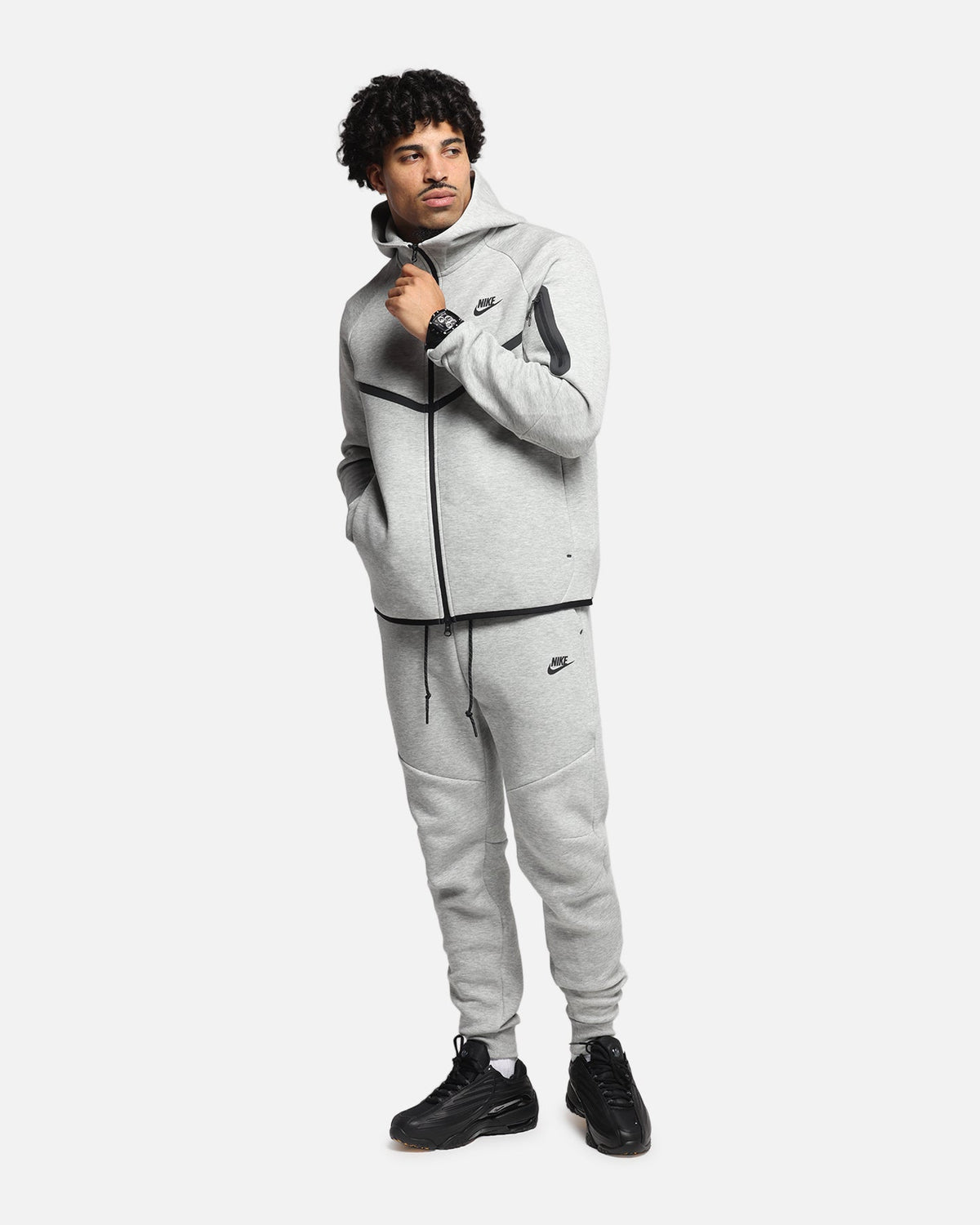 Nike Sportswear Tech Fleece Windrunner Jacket Dark Grey Heather