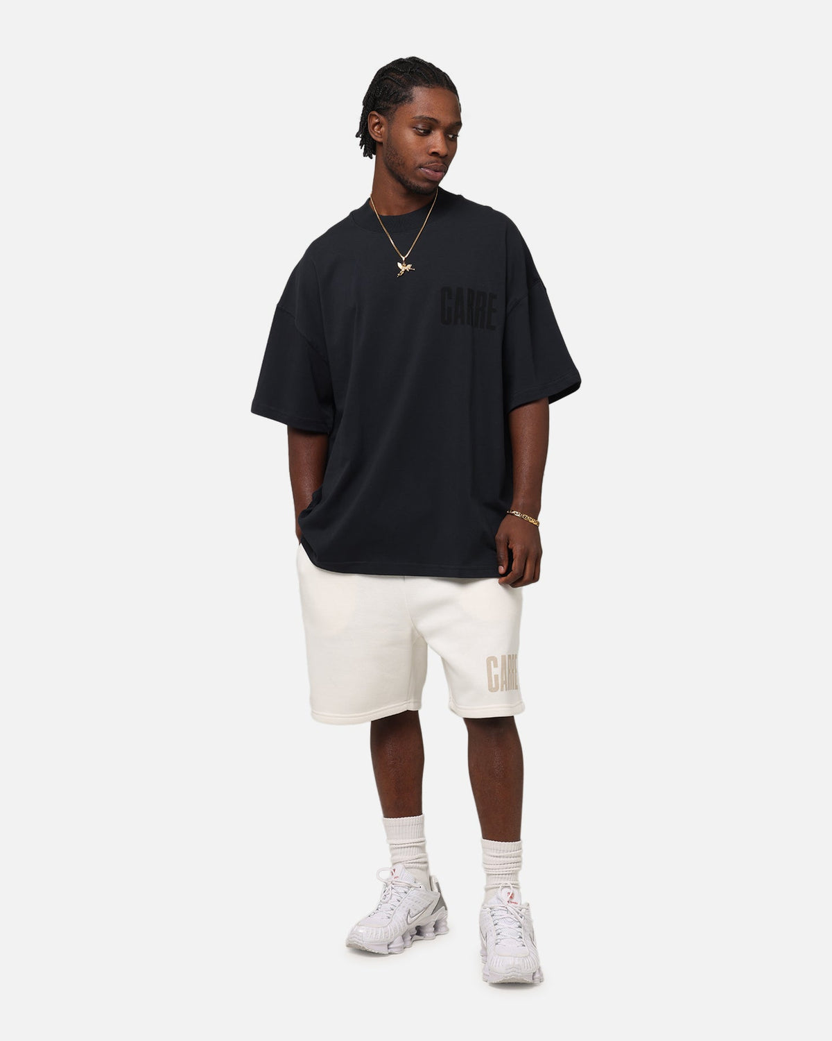 Carre Premium Essentials T-Shirt Steel/Black
