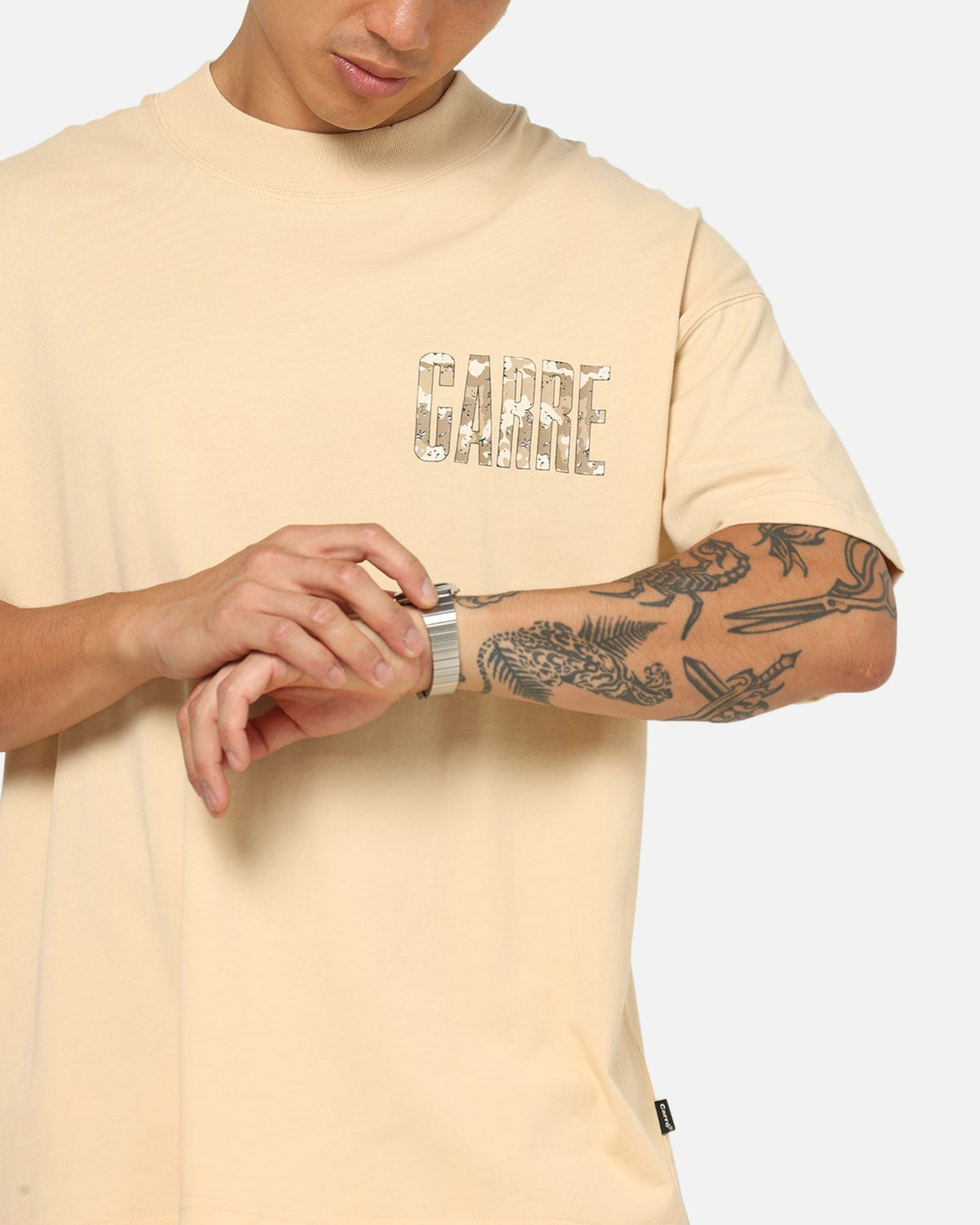 Carre Premium Essentials T-Shirt Stone