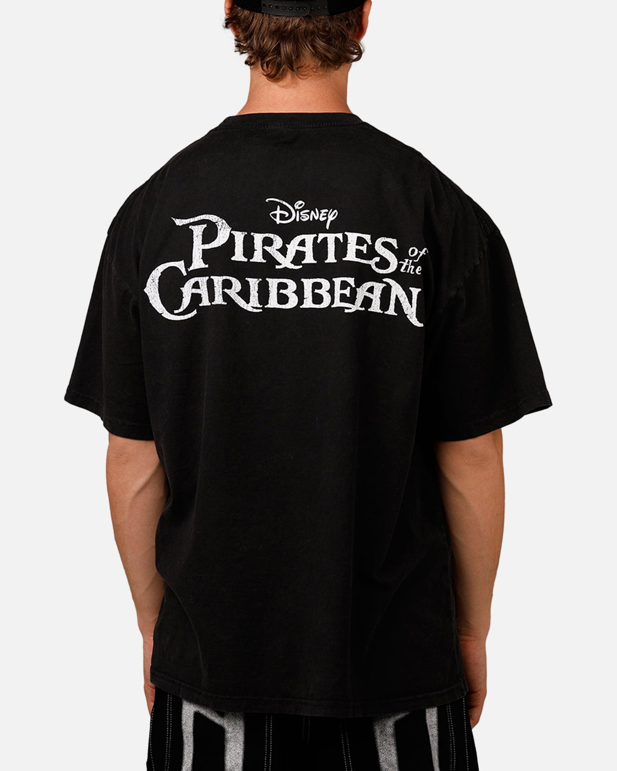 Goat Crew Disney Pirates Of The Caribbean Davy Jones Heavy T-Shirt Vintage Black