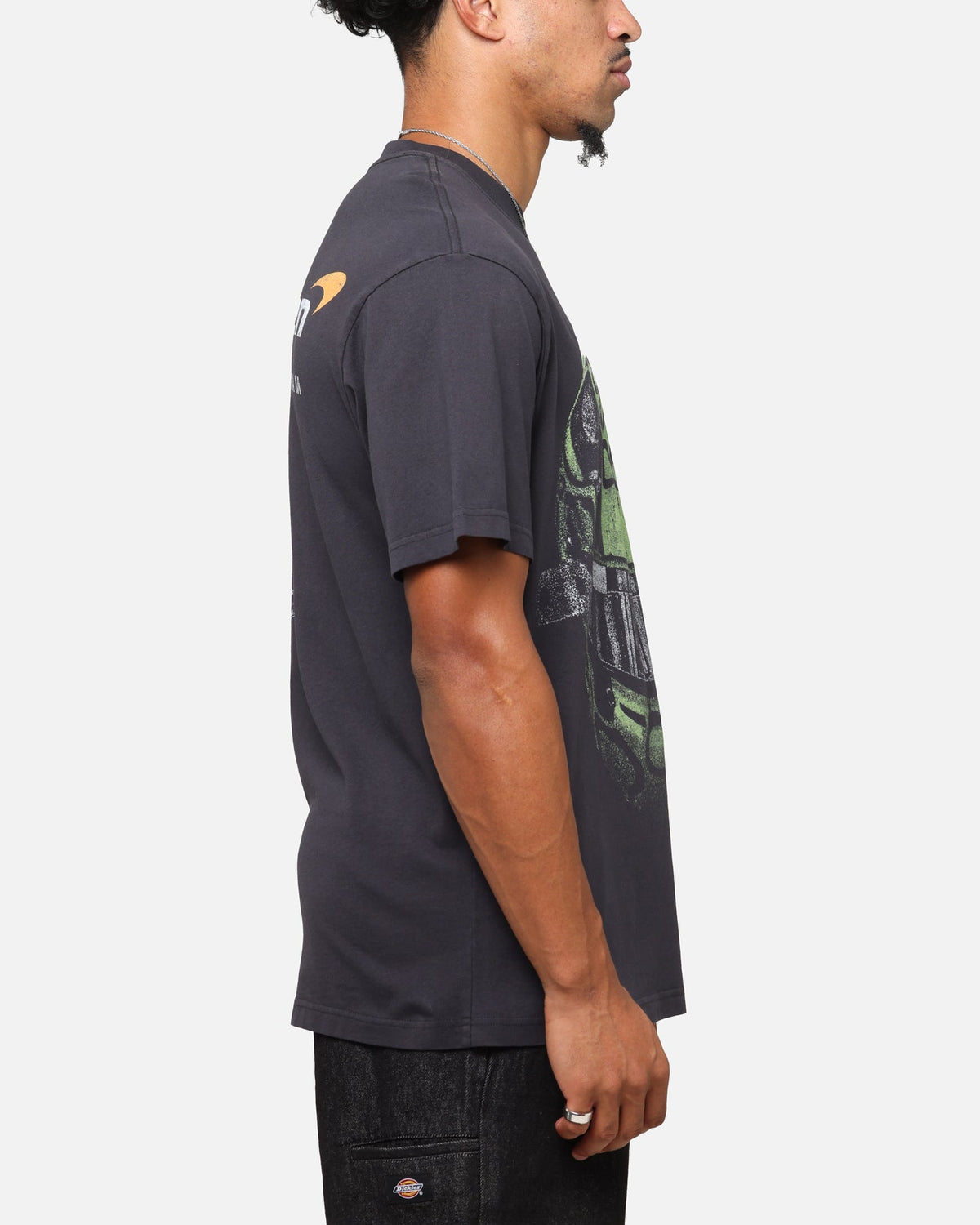 Mitchell & Ness X Mclaren Lando Norris Helmet T-Shirt Faded Black