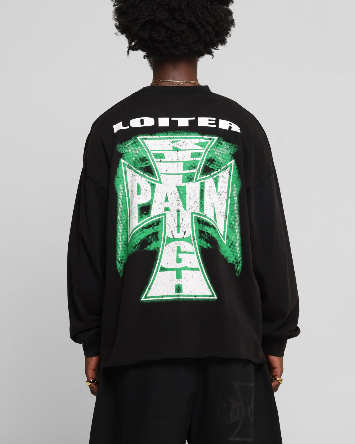Loiter Liberty Long Sleeve T-Shirt Vintage Black
