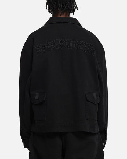 Loiter Combat Utility Jacket Washed Black