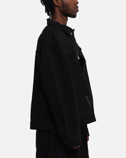 Loiter Combat Utility Jacket Washed Black