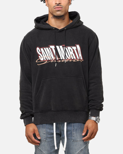 Saint Morta Studios Boxy Hoodie Vintage Black