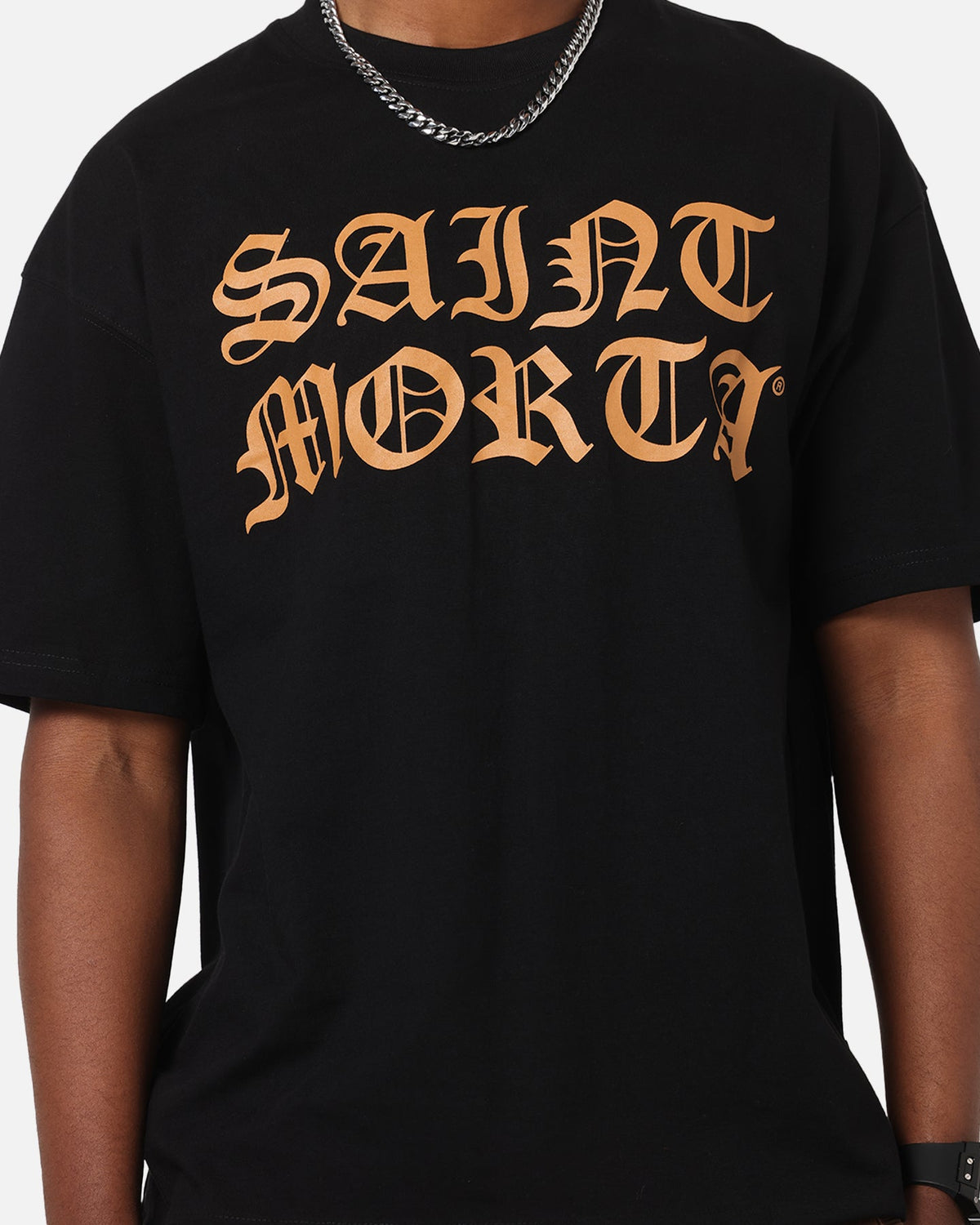 Saint Morta Sacred Script T-Shirt Black