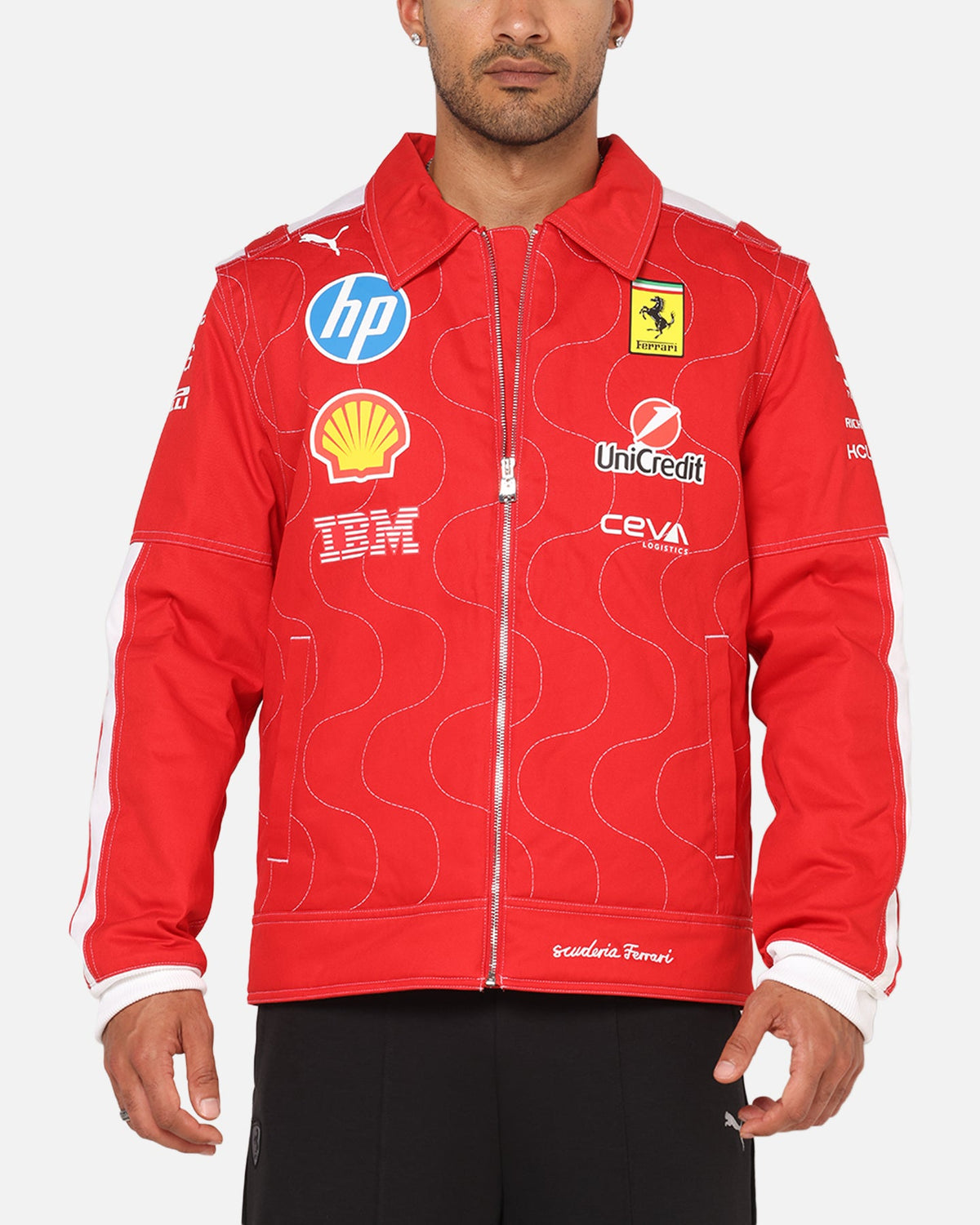 Puma X Scuderia Ferrari Monza Racing Jacket Rosso Corsa