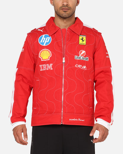 Puma X Scuderia Ferrari Monza Racing Jacket Rosso Corsa