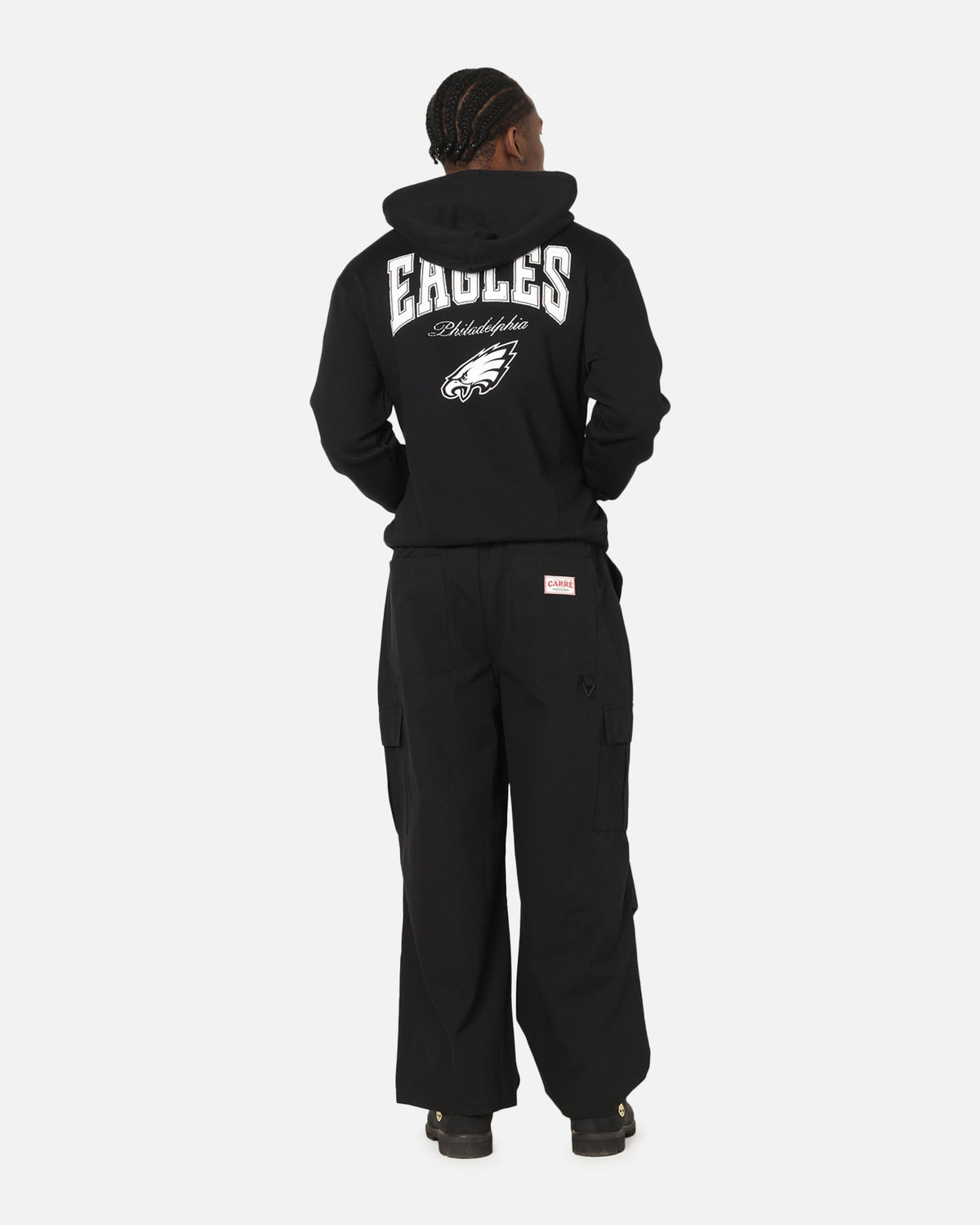 Majestic Athletic Philadelphia Eagles Champs Serial Mono Hoodie Black