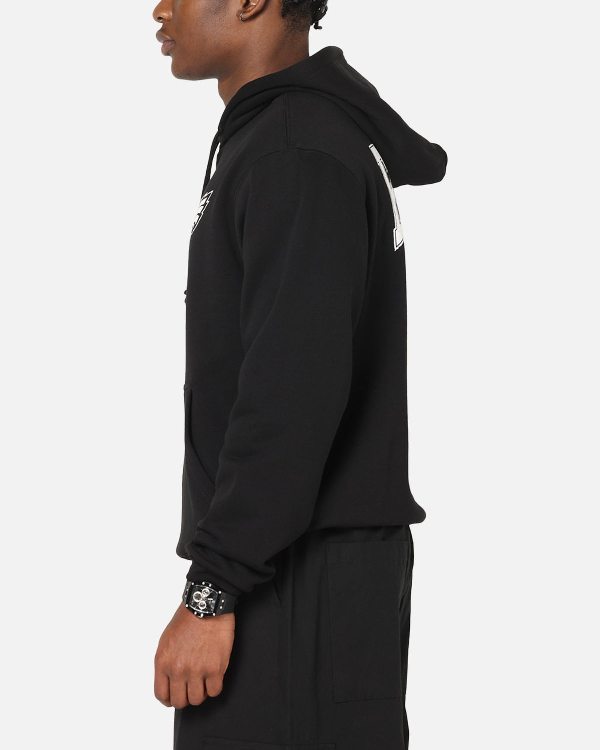 Majestic Athletic Philadelphia Eagles Champs Serial Mono Hoodie Black