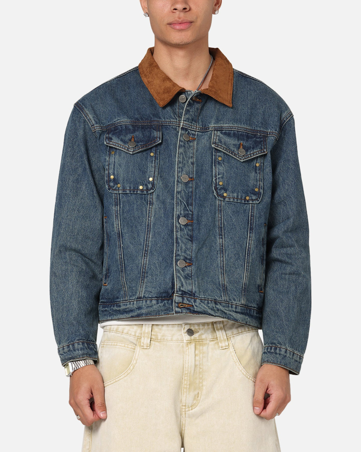 Saint Morta Rodeo Drive Denim Jacket Dirty Blue