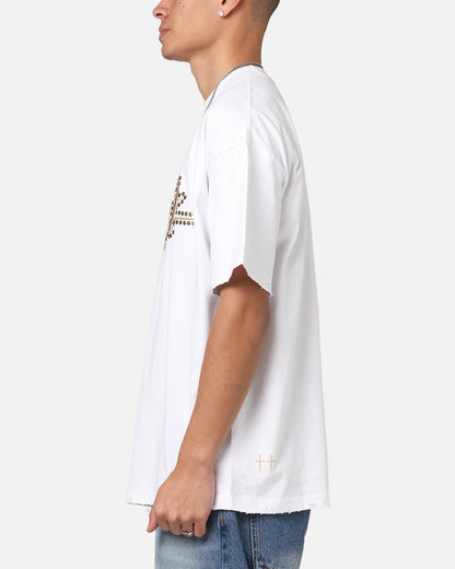 Saint Morta Rodeo Drive Boxy T-Shirt White/Brown