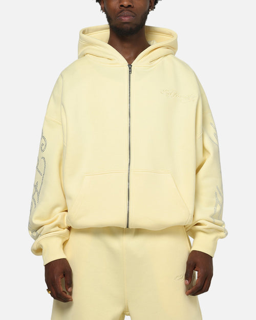 Ed Hardy Trinity Zip Hoodie Butter Yellow