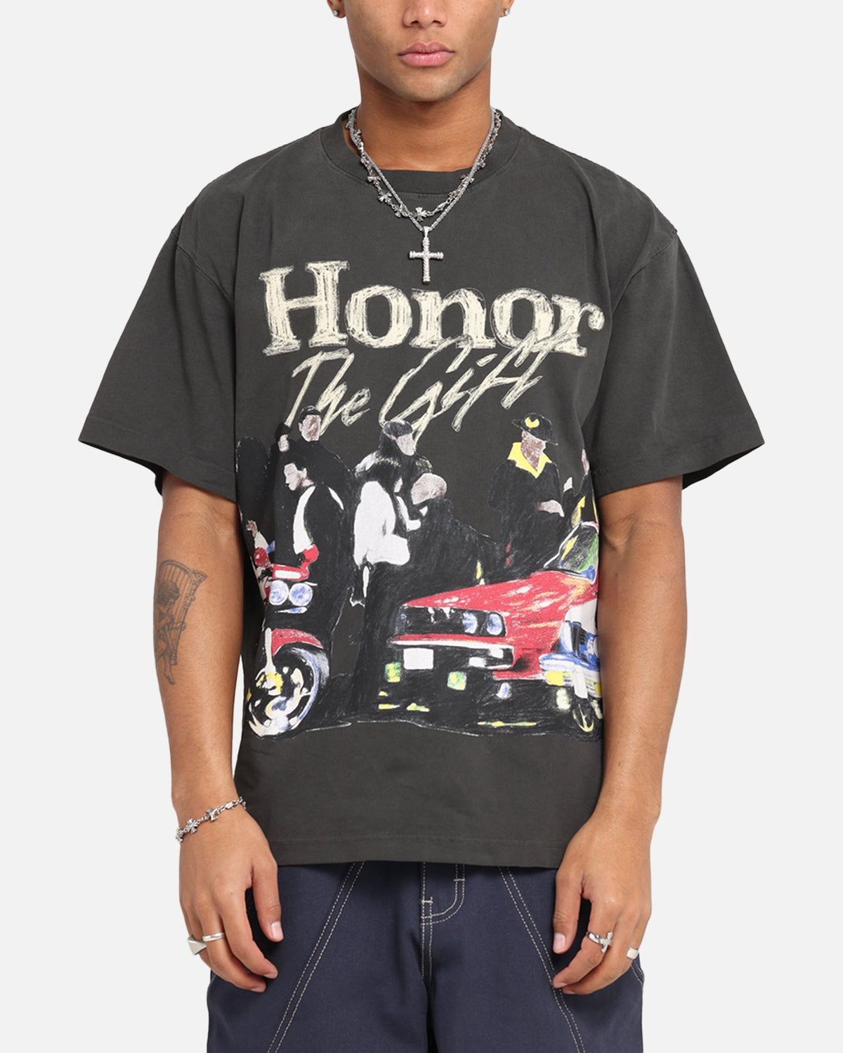 Honor The Gift Shift T-Shirt Black