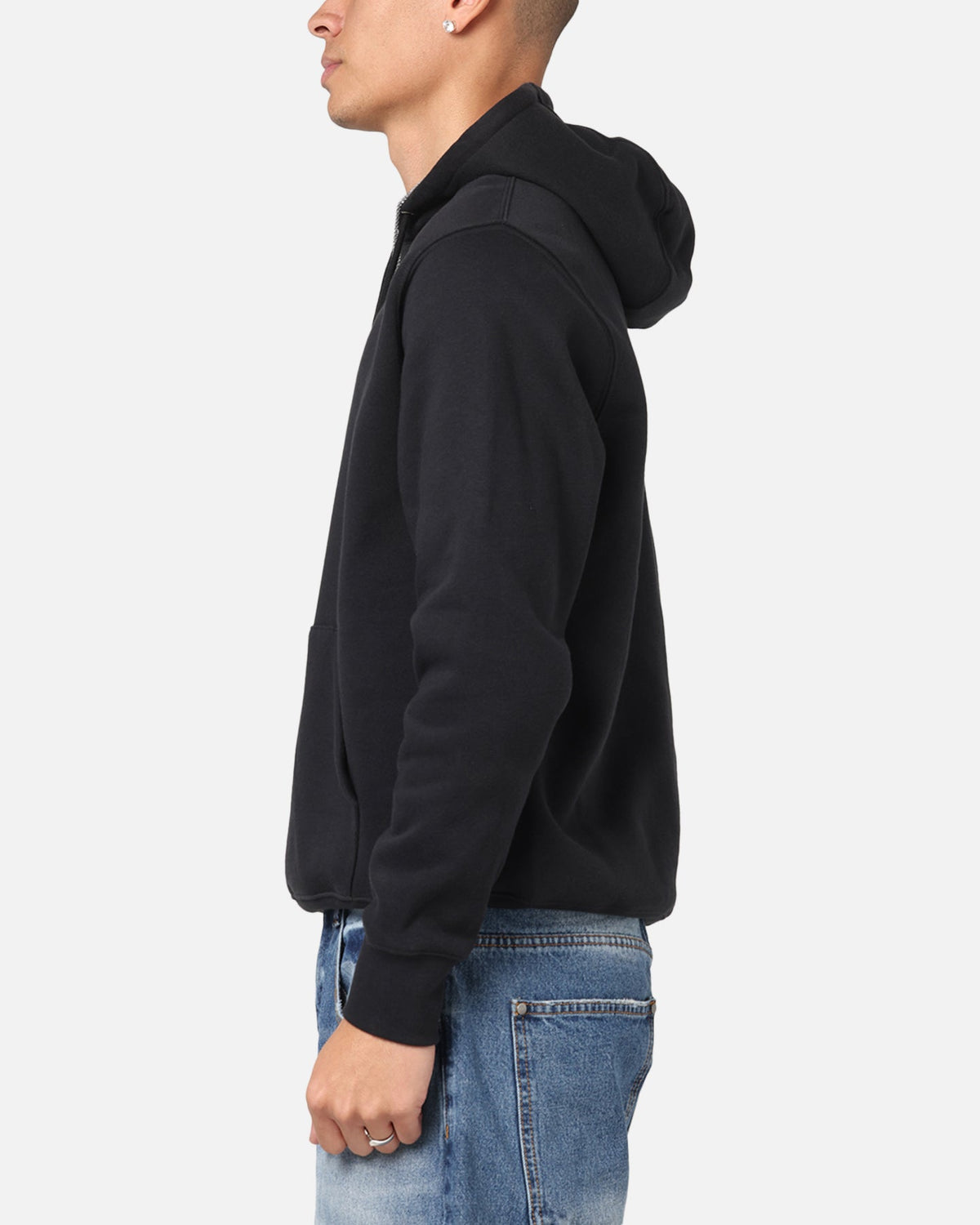 Nike Club Pullover Fleece Hoodie Black/Black/White