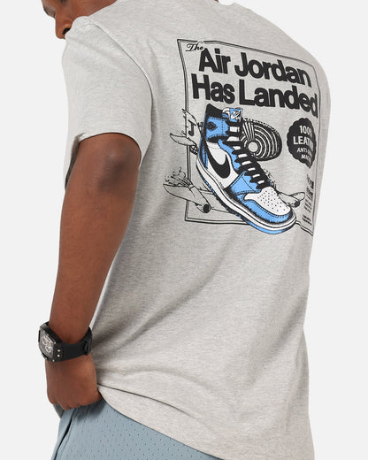 Jordan AJ1 North Carolina T-Shirt Grey Heather/White
