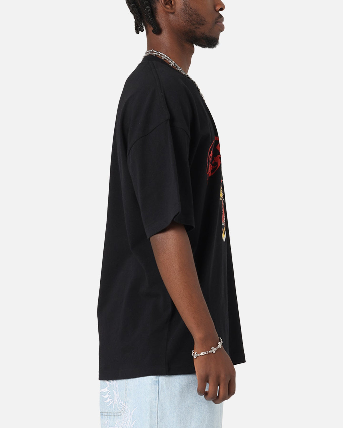 Ed Hardy Tiger Wrath T-Shirt Black