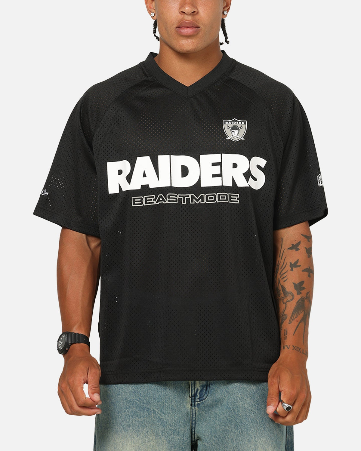 Mitchell & Ness Las Vegas Raiders Beastmode Jersey Black
