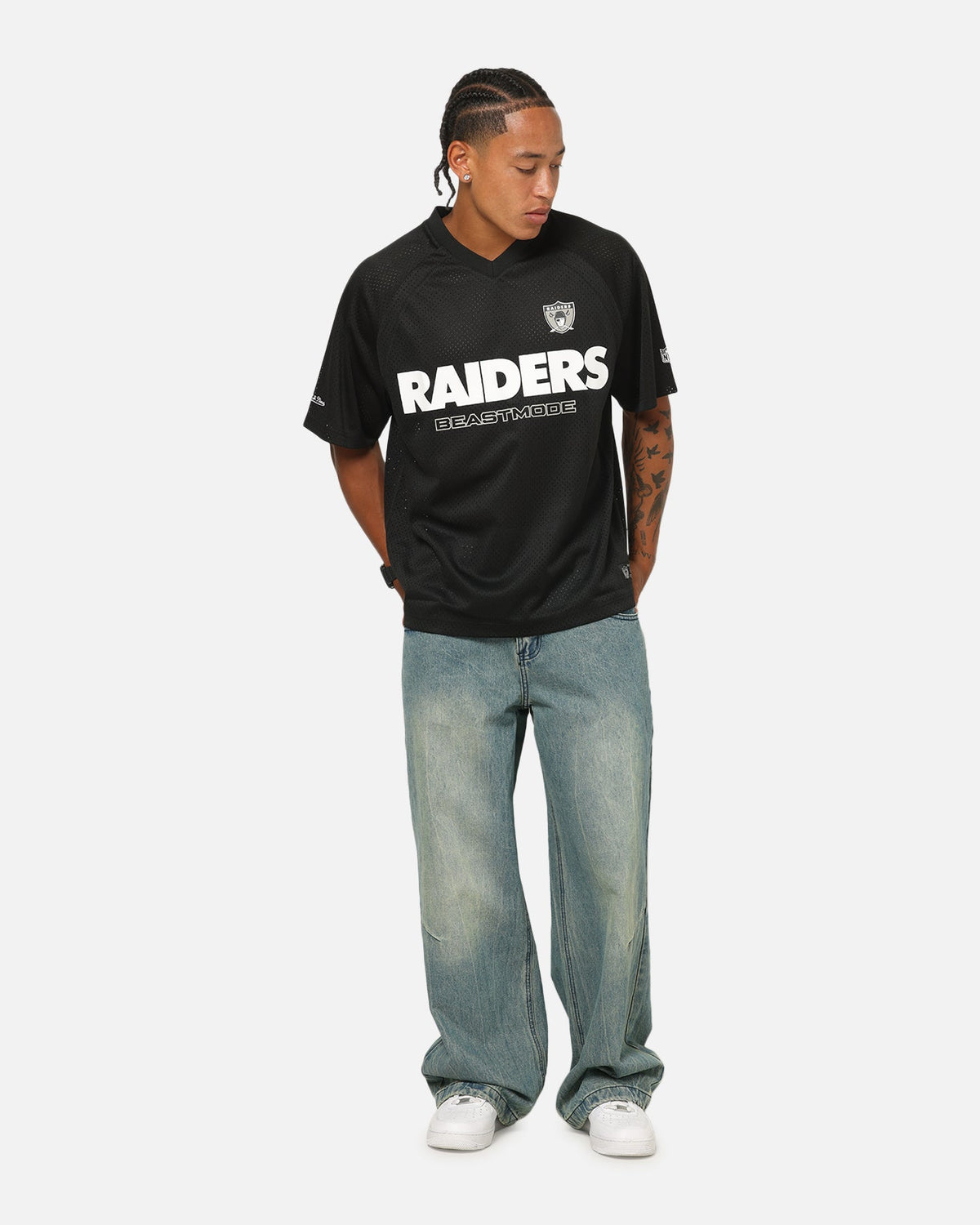 Mitchell & Ness Las Vegas Raiders Beastmode Jersey Black