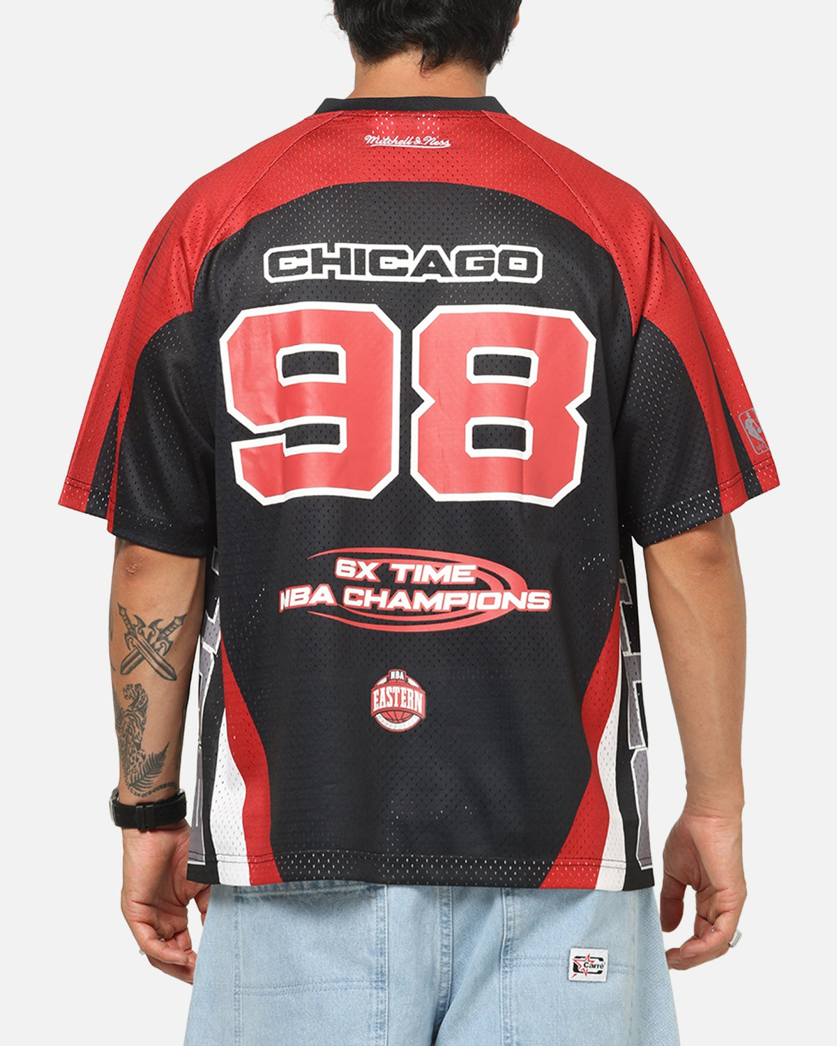 Mitchell & Ness Chicago Bulls Warehouse Rave Jersey Black/Red