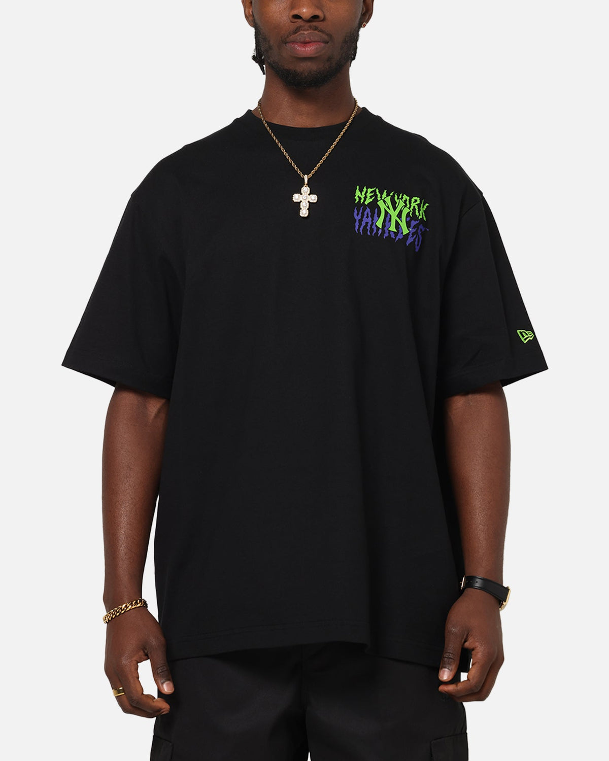New Era New York Yankees Drip T-Shirt Black