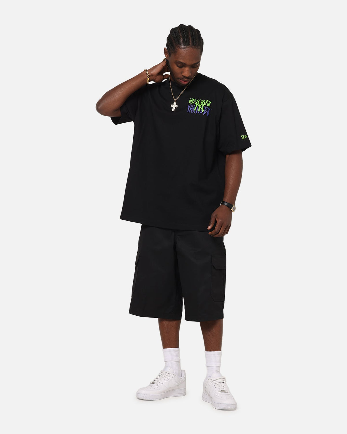 New Era New York Yankees Drip T-Shirt Black
