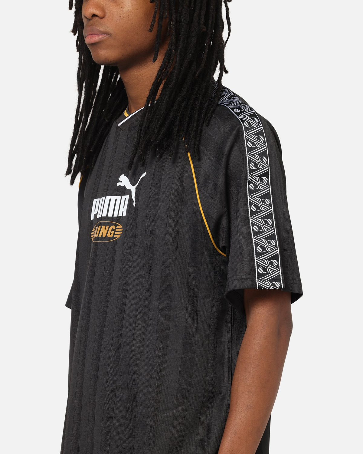 Puma King Relaxed Football Jersey Black