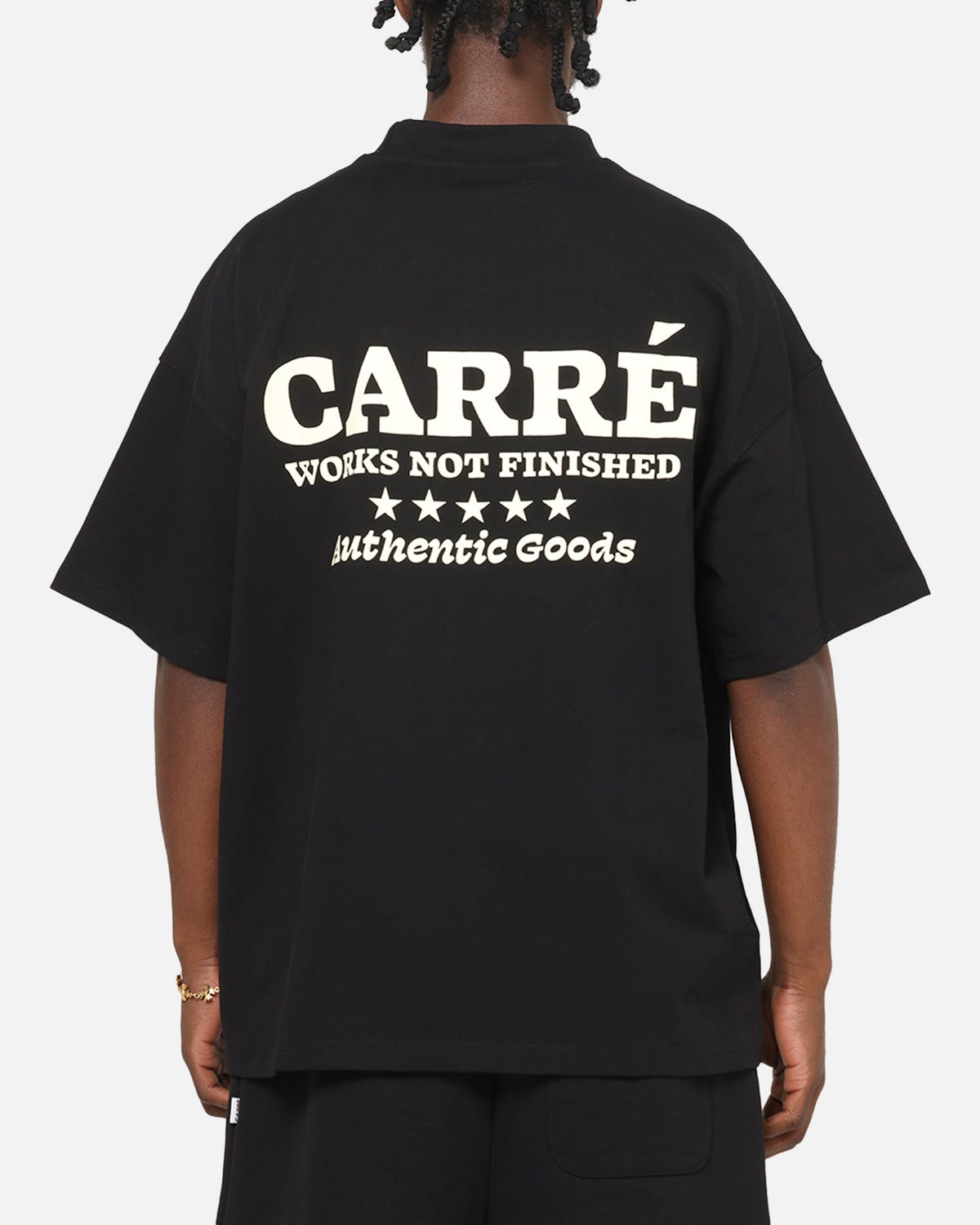 Carre Pocket T-Shirt Black