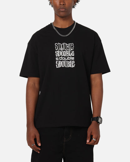S Double Logofest T-Shirt Black