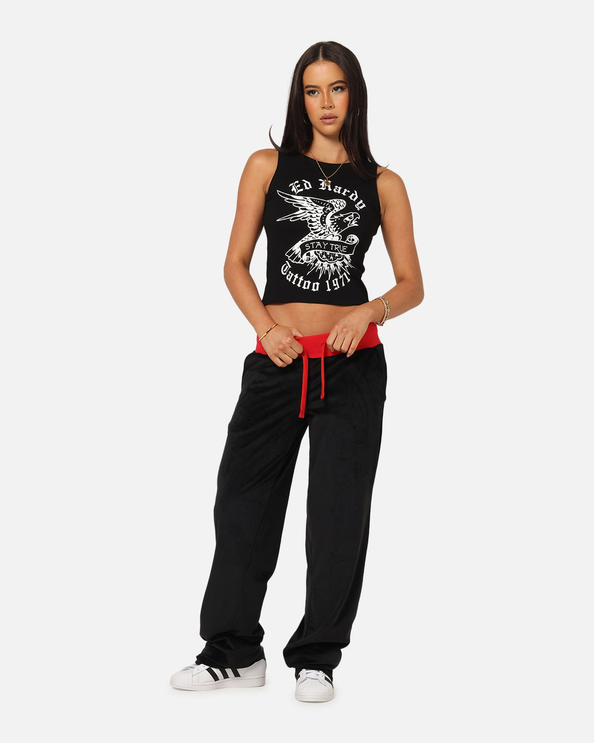 Ed Hardy Women's Stay True Tank Black