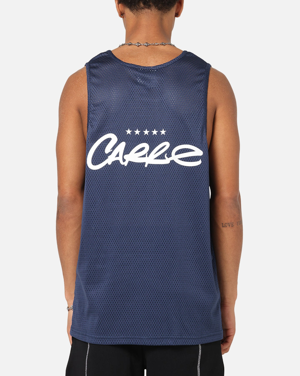 Carre Nova Sports Singlet Navy