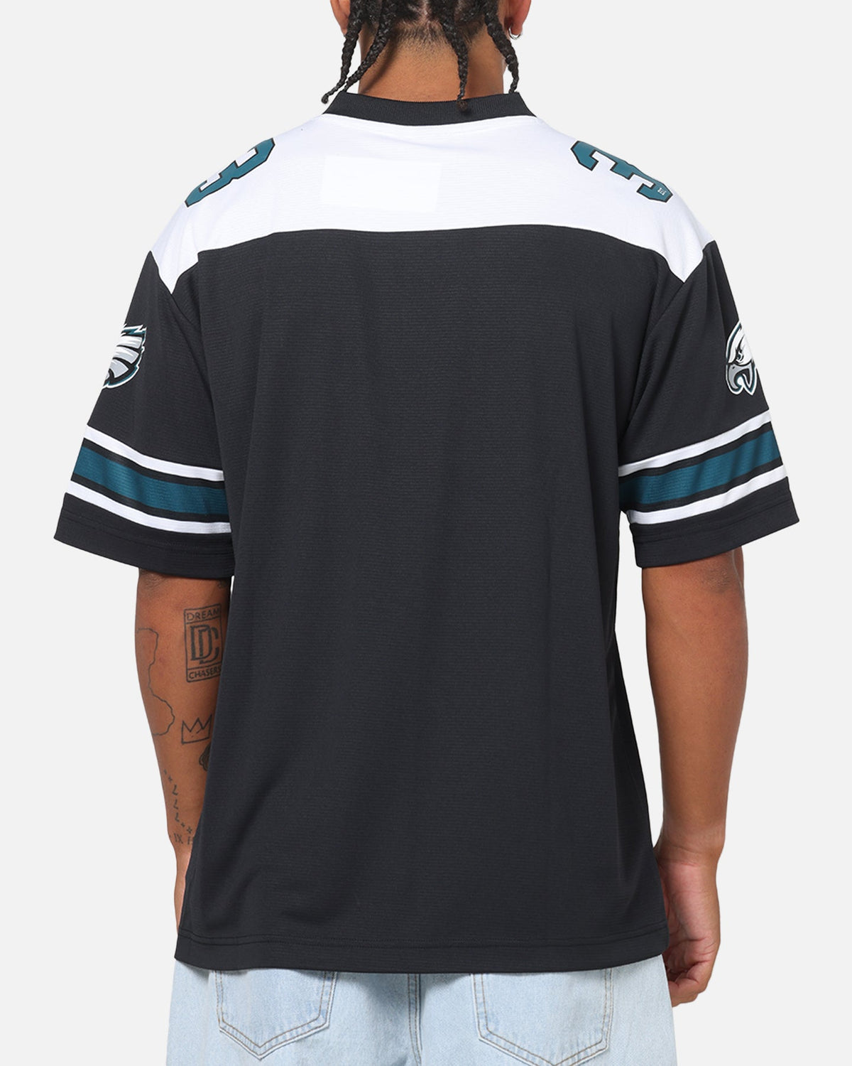 Majestic Athletic Philadelphia Eagles Glenver Mesh Oversized T-Shirt Black