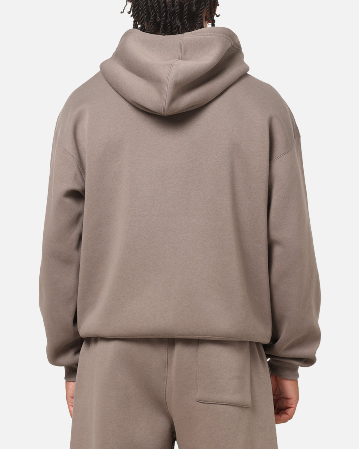 Jordan Jumpman Brooklyn Oversized Fleece Hoodie Olive Grey/Black